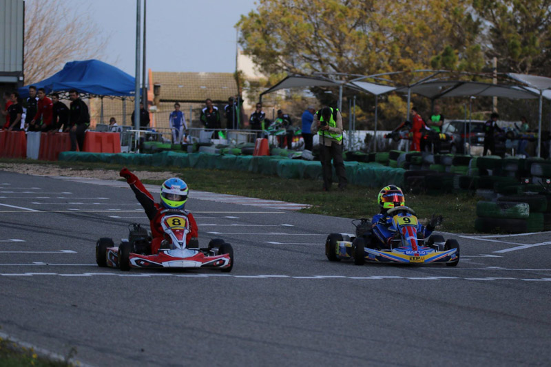 Doble Podio en el estreno del Campeonato Catal&aacute;n de Karting